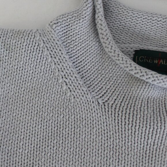 J Crew Women's 1988 Rollneck Sweater Grey J0437 - Picture 4 of 8